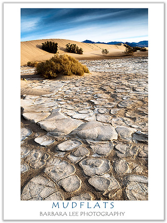 Mudflats, Mesquite Dunes - Death Valley National Park