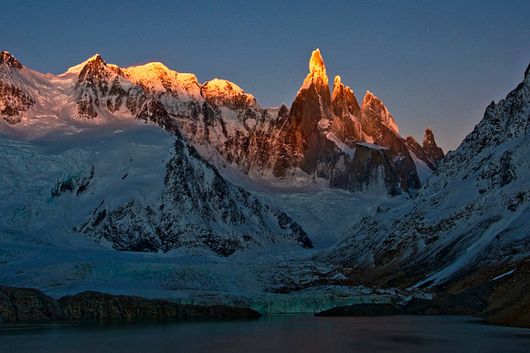 First Light on Cerro Torre