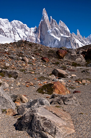 Moraine with Cerro Torre