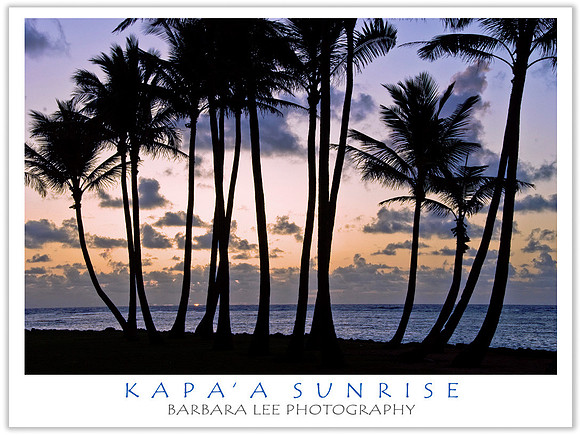Kapa'a Sunrise - Kaua'i - May, 2008